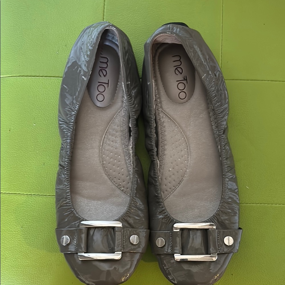 Me Too Women's Gray Ballet Flats - Picture 3 of 8